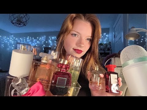 ASMR Perfume Collection 🧴| Whispered Rambles, Tapping, Scratching, Reviewing Products