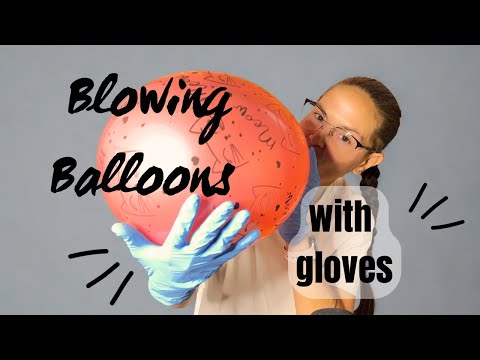 ASMR “HELLO KITTY & MEOW | Blowing Balloons w Gloves ✨ 