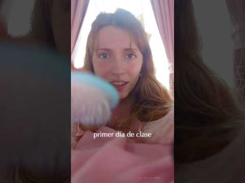 Tu Hermanita te PEINA para ir a Clase ✨#ASMR