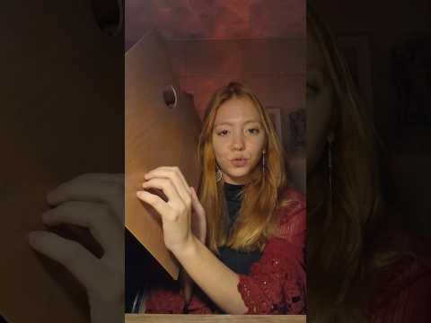 asmr tapping e scratching no material da faculdade 🎨 #asmrsounds #tapping #scratching #mouthsounds