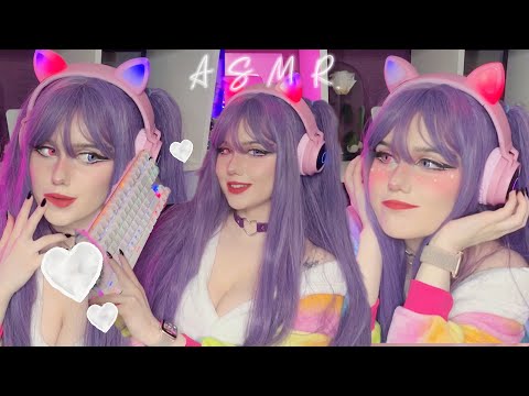 ♡ ASMR Gamer Girlfriend Helps You Sleep Roleplay ♡