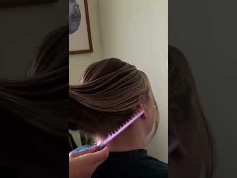 Nape of the Neck Combing Head Massage | Real Person ASMR #asmrmassage #sleep #relaxation #hairbrush