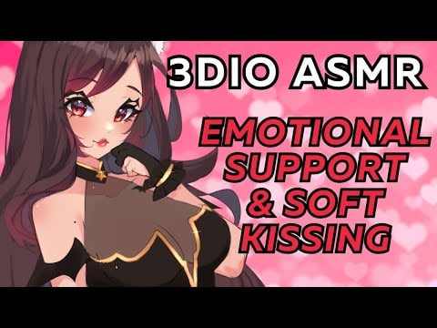【ASMR】🌙 ✨ sweet nothings for you ♡ emotional support & soft kissing