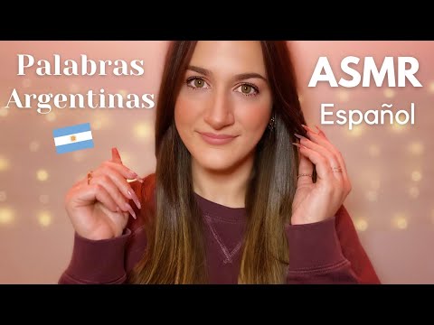 ASMR • [Español] Palabras Argentinas (Susurros) • Whispering in Spanish