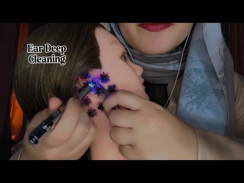 ASMR Getting Something Out Of Your Ears (Bugs?) 🥶 (ear cleaning & scratching)