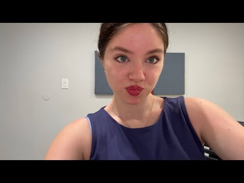 ASMR Relaxed - Doing my Makeup for Work :) ❤️💅