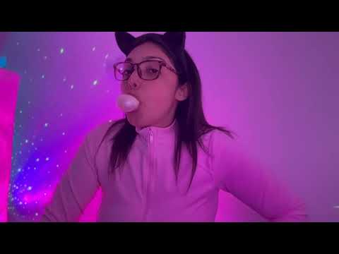 BUBBLE GUM ASMR | blowing massive QUENCH GUM popping chewing sounds #chewinggum #bubblegum