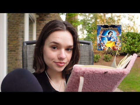 ASMR reading you a bedtime story outside | birds chirping in the background