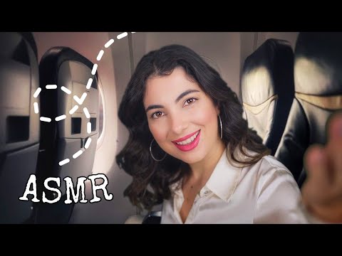 ASMR VIAJANDO DE AVIÃO COM VOCÊ - Sweet Carol