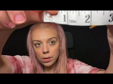 ASMR Drawing On You and Measuring You