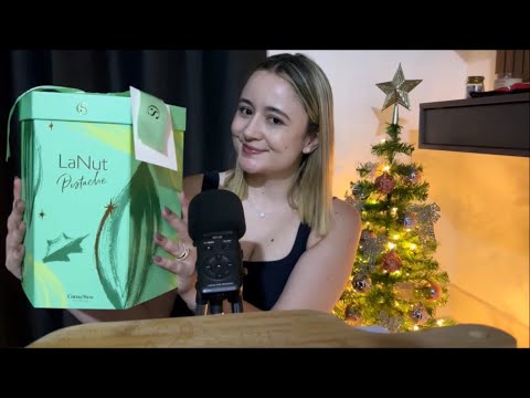 ASMR: PROVANDO PANETONE DE PISTACHE DA CACAU SHOW