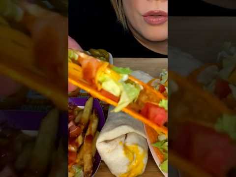 Taco Bell Dorito #shorts #asmr #fastfood #tacobell