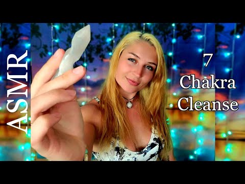 ASMR REIKI 7 CHAKRA CLEANSE, PLUCKING, PULLING, SLEEP INDUCING, BRAIN MELTING TINGLES