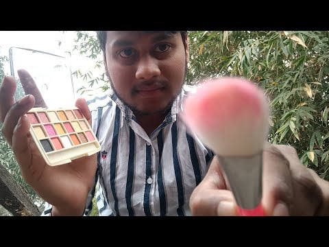 ASMR Outdoor Makeup 💄 | Relaxing Personal Attention & Natural Sounds for Sleep
