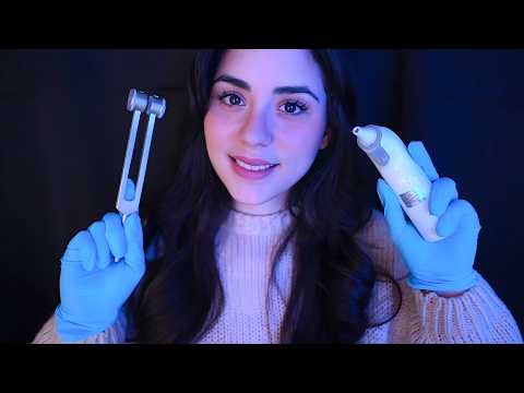 ASMR Realistic Ear Exam 🩺 (Otoscope, Hearing Test, Ear Cleaning)