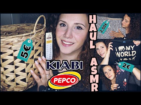 ASMR ita• SUPER HAUL PEPCO E KIABI 😍 PREZZI BASSI 🤑Casa e abbigliamento 🏠👗