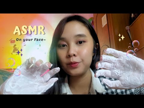 ASMR di Wajah kamu Visual Triggers, Touching, Brushing, Measuring ur Face, Layered Sounds for sleep