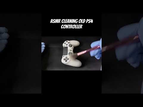 #ASMR Cleaning Old PS4 Controller