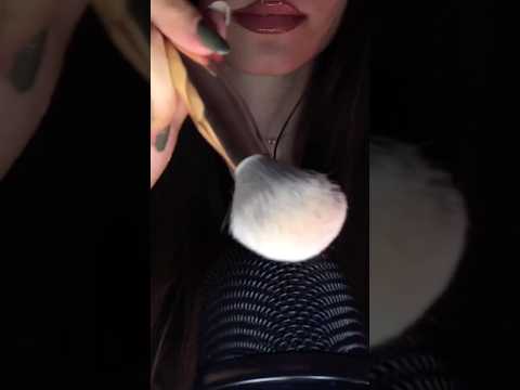 ASMR Mic Brushing 🐑 #asmr #shorts #asmrsounds #asmrforsleep #asmrtriggers #micbrushing