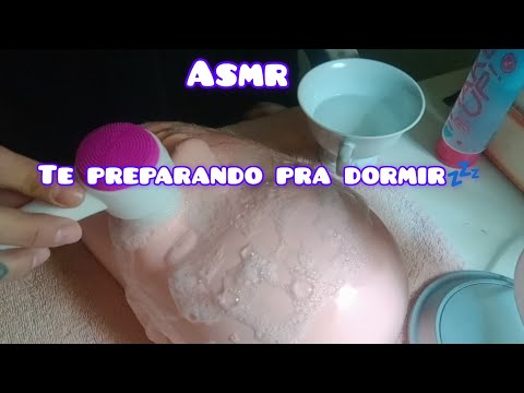 ASMR: TE PREPARANDO PARA DORMIR (Hora do relaxamento 💤💤)