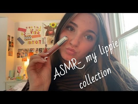ASMR- my lip product collection 