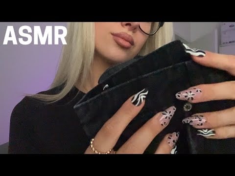 ASMR -  fabric tapping & scratching