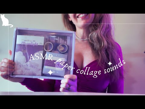 ASMR - Paper Collage Sounds, Soft Spoken