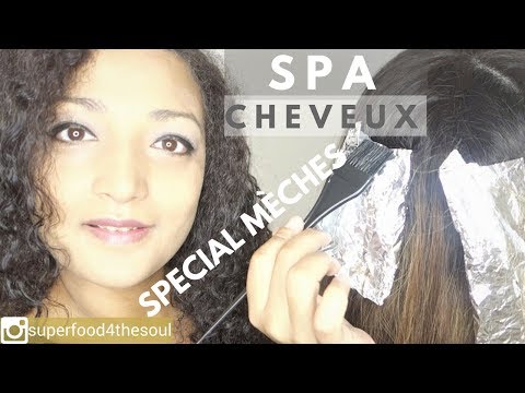 Spa cheveux spécial mèches ASMR salon coiffeur coloriste