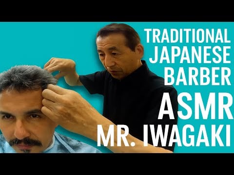 💈Mr. Iwagaki - The Traditional Japanese Barber - - 伝統的な理容室 - [Handheld GoPro]