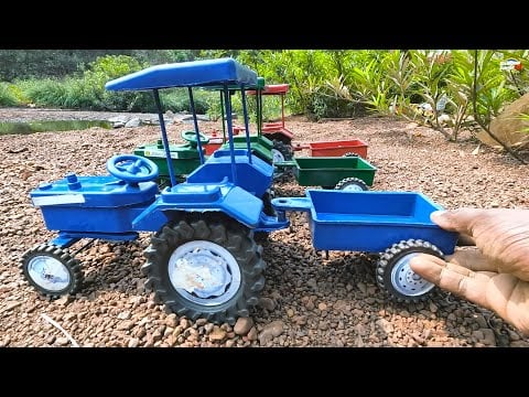 mini john deere tractor stuck in mud jcb Loading parle g biscuits help Swaraj tractor Video