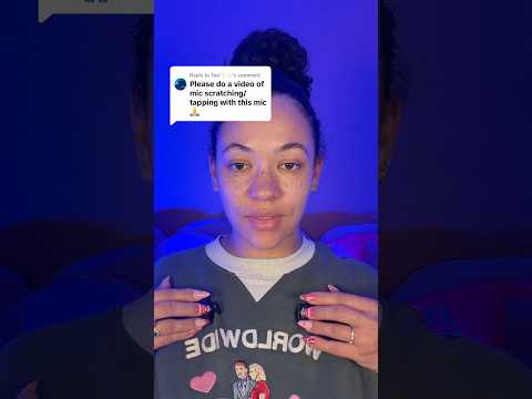 Tippy taps on the mic #asmr #shorts
