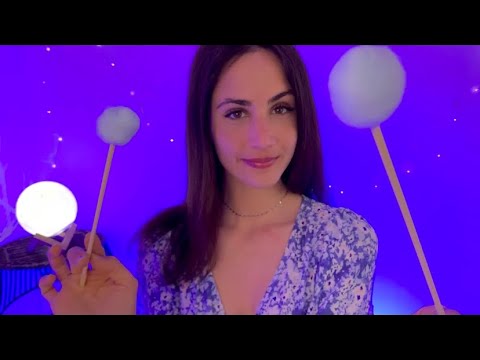 Lascia che ti rilassi il viso | ASMR ITA | face brushing + massage ◇ ear-to-ear