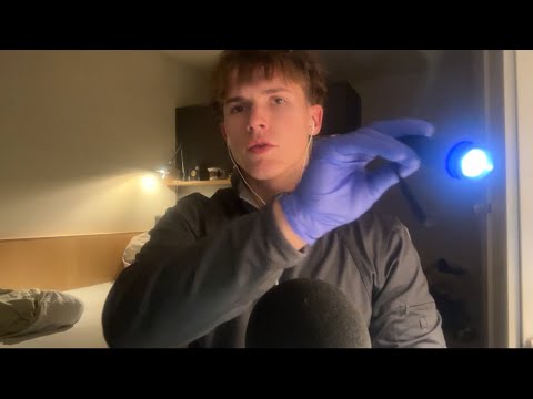 asmr sleepy eye exam (eyedoctor  rp)
