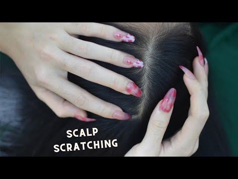 ASMR Hair Parting, Hair Cracking, Hair Brushing On Real Person For Relieve Stress, Anxiety