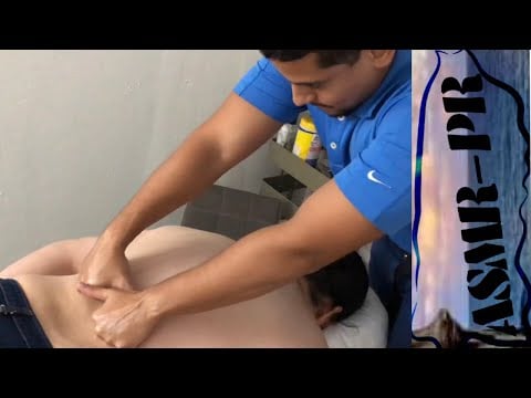 Professional Back Massage | Deep Tissue Technique | ASMR Relaxation