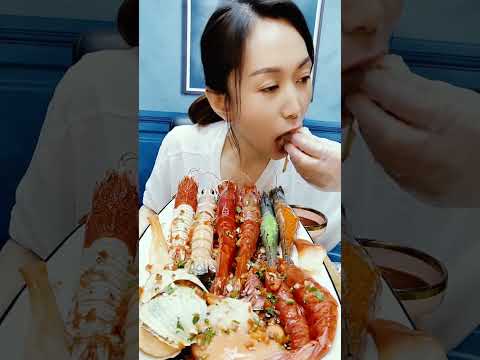 🦐🍢 Epic seafood mukbang feast with buttery chili #EpicSeafood #해산물