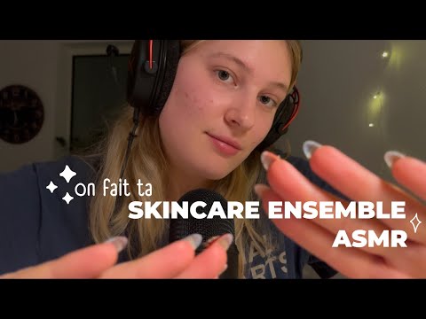 on fait ta skincare ensemble ✨🫶🏻 ASMR