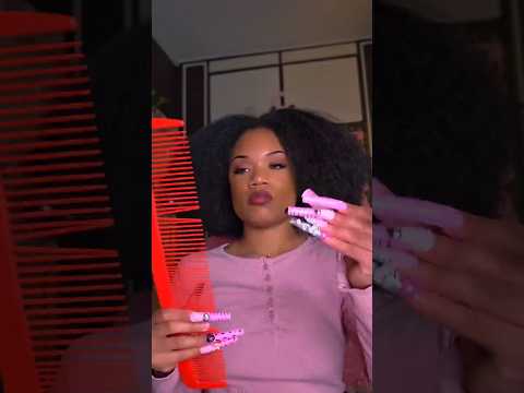 ASMR easy quick hairstyle 😳😱 #asmr #hairtok #hairstyle #fast