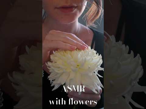 🌸 relaxing flower #asmr | soft whispers & tapping