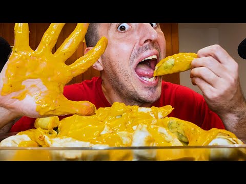 CHEESY DUMPLING FEAST * ASMR MUKBANG NO TALKING * Nomnomsammieboy