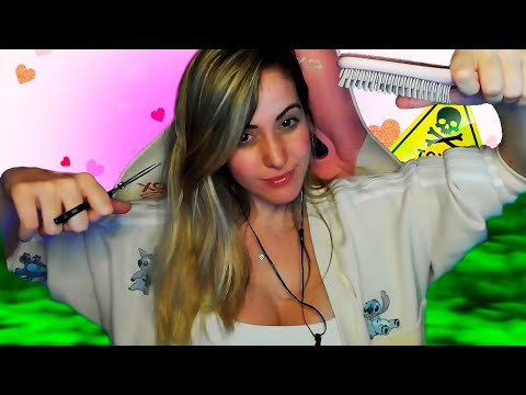 ASMR - NAMORADA TÓXICA CORTANDO SEU CABELO ✂️