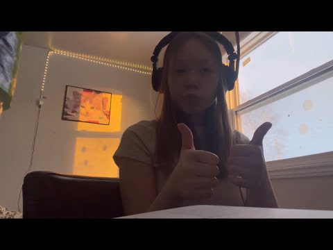 ASMR - Tapping on Glass Jar & Paper On Mic (Reupload)