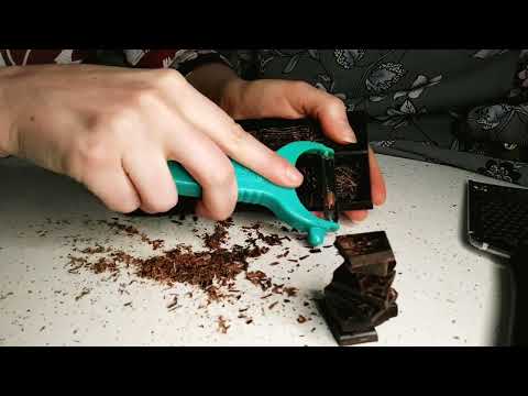 Lo-Fi CHOCOLATE BAR ASMR {snapping, grating, peeling, chopping, tapping & scratching} No Talking