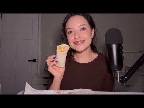 ASMR | Wendy’s grilled chicken wrap 