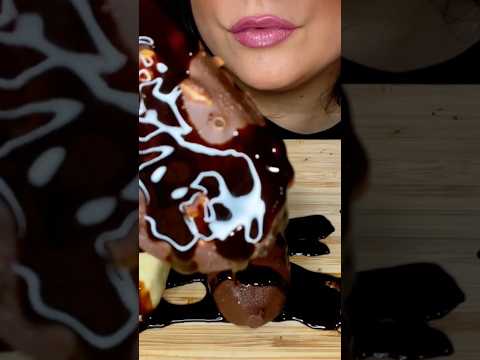 WOULD YOU TAKE A BITE? #asmr #icecream #chocolate