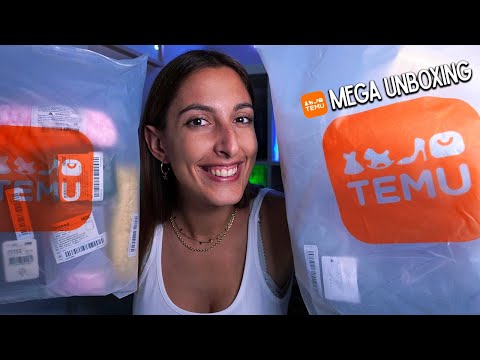 MEGA UNBOXING TEMU 🤯 Prodotti tech, nerd, cartoleria 😍 ASMR ita