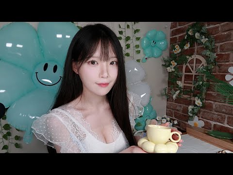 ASMR(Sub✔)시원한 메이드 카페에서 대접 받고 가세요 Take a rest at the Summer Maid Cafe