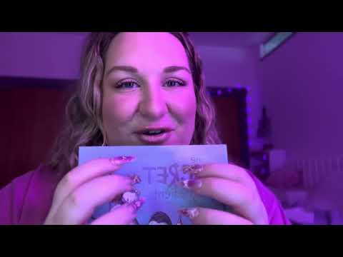 ASMR | Soft Spoken, Book Tapping, Face Brushing & Tracing (Cassie’s Custom)
