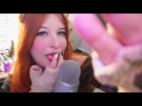 ASMR - Spit painting👅 (Dando um banho de gato em vc)