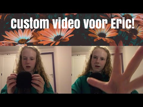Eric's custom ASMR video!Handmovements, mic scrathing/brushing & more!
